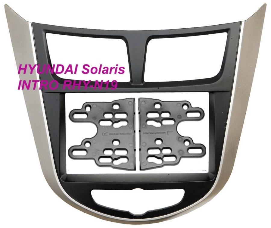 INTRO RHY-N19 рамка Hyundai Solaris 11-17  (2DIN)