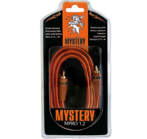 RCA (1,00м), 2-канал,Mystery MPRO 1.2