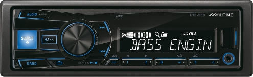 Alpine UTE-80B проигрыватель USB/FM/iPOD синяя по