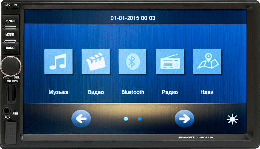 2DIN SWAT CHR-4220 проигрыватель 7"  USB/BT/NAVI