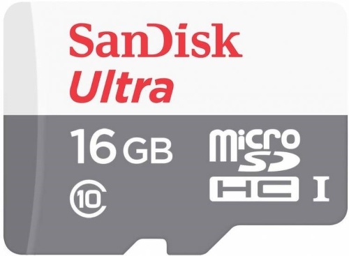 microSD 16GB SanDisk 10class Ultra 80Mb/s БЕЗ адап