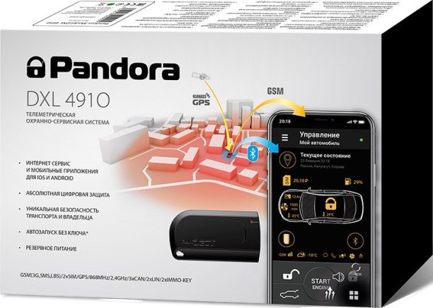 Автосигнализация Pandora DXL-4910