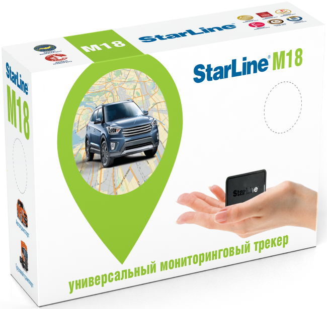 Автосигнализация StarLine M18 Pro v.2,  GPS/Глонас