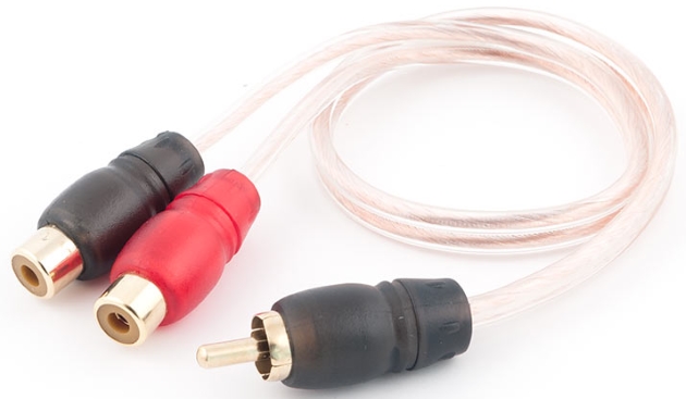 RCA SWAT SIL-2F Y кабель, 2 МАМЫ на 1 ПАПА