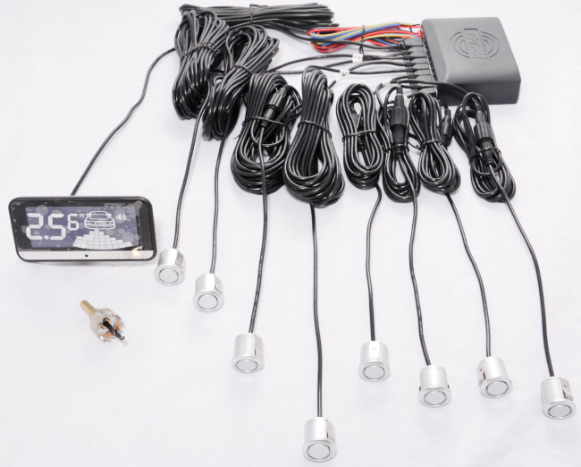 Парковочный радар VIPER PTS 810V10 (silver 8-ми),