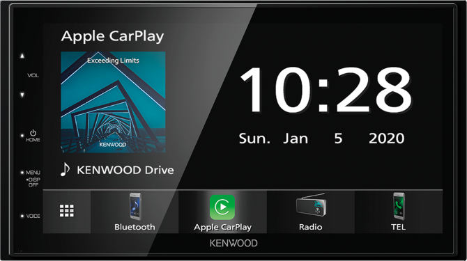2DIN Kenwood DMX5020BTS мон. 6,8" A.CarPlay/A.Auto