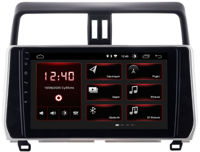 Incar XTA-2210 (Toyota Prado 150 17+) штатное 10"