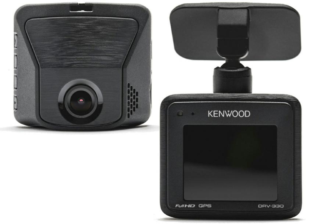 Видеорегистратор Kenwood DRV-330, GPS, экран 2"