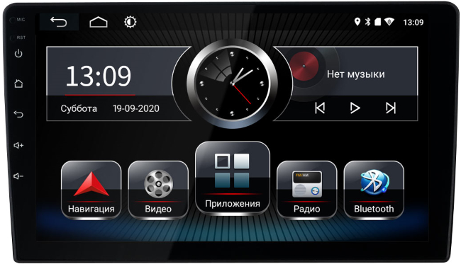2DIN Incar PGA-7710 проигрыватель 10.0" USB/BT/SD