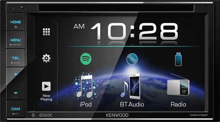 2DIN Kenwood DDX-419BT монитор 6.2", DVD/USB/BT