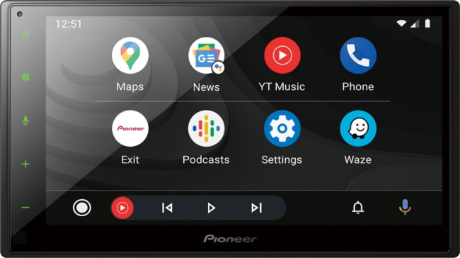 2DIN Pioneer DMH-A5450BT мон.6.8" USB/BT