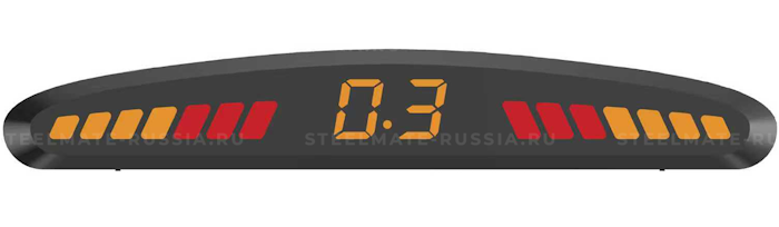 Парков радар Steel Mate PTS411M27 (серебро) 4 датч