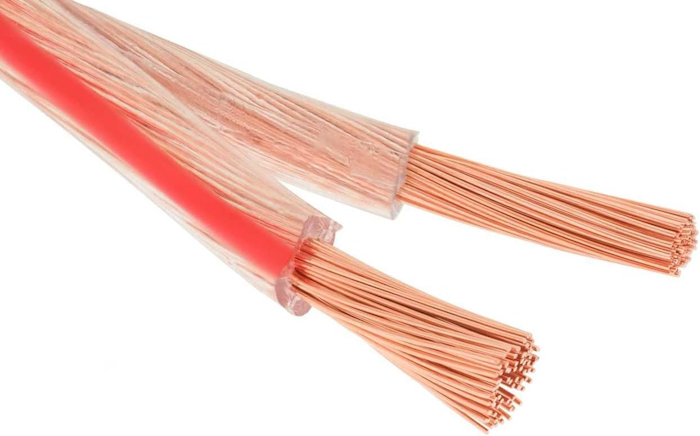 Кабель акуст. 14Ga ККЗ 2*2,5  (100m), медь, прозр