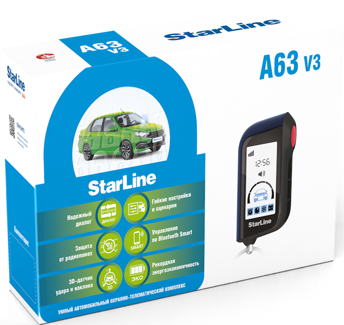 Автосигнализация StarLine A63 BT ECO